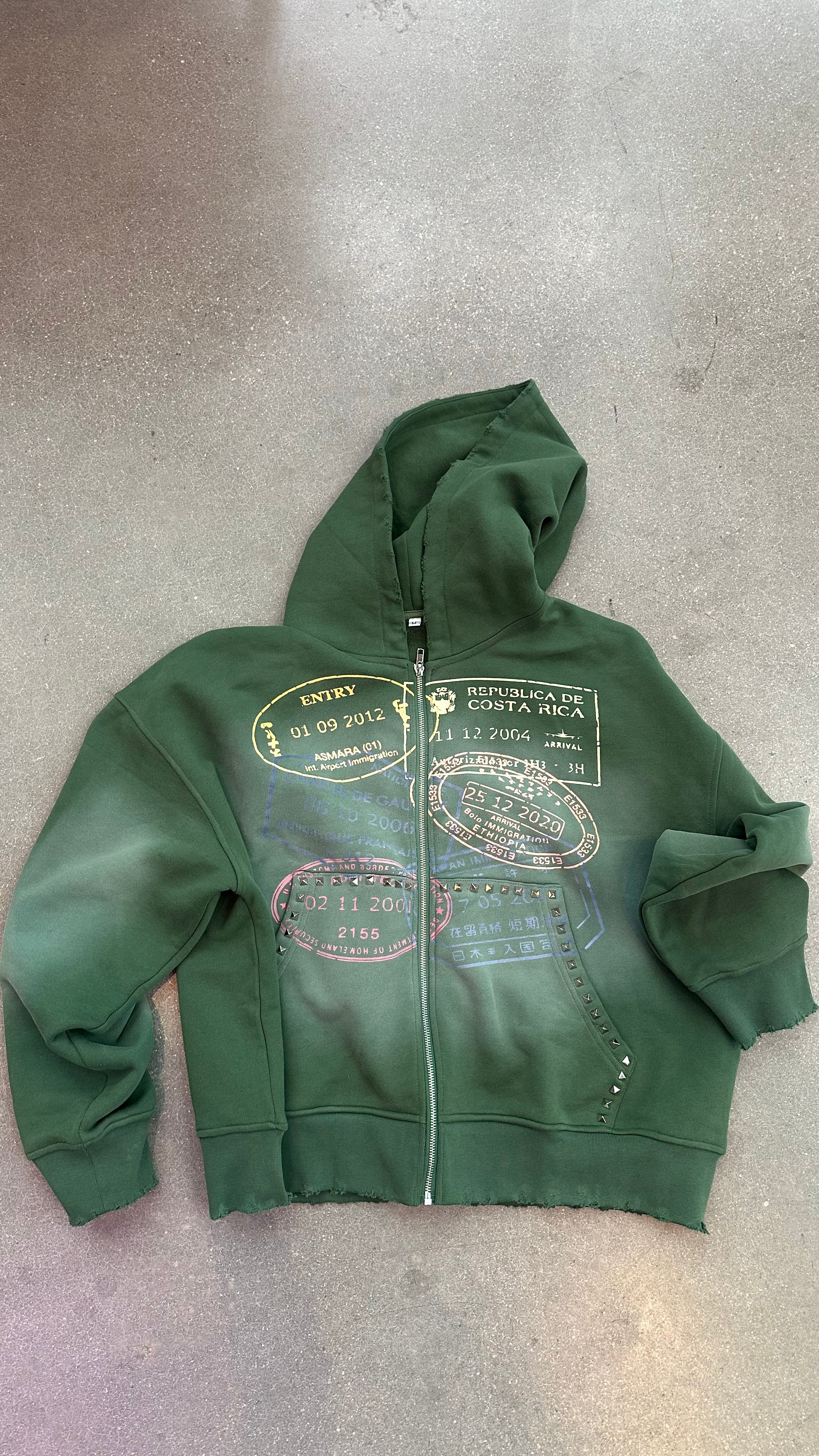 Passport Stamp Jacket