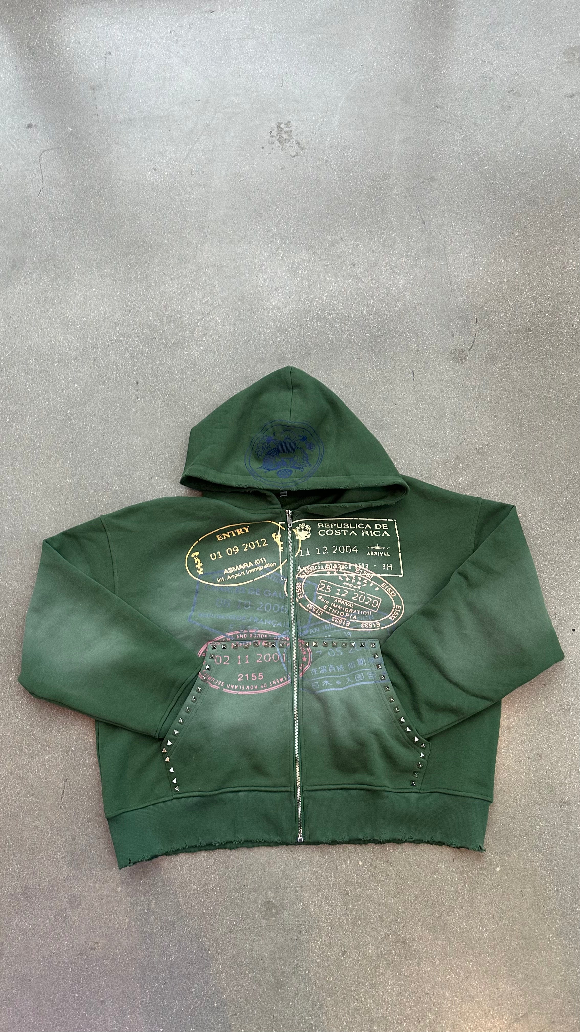 Passport Stamp Jacket