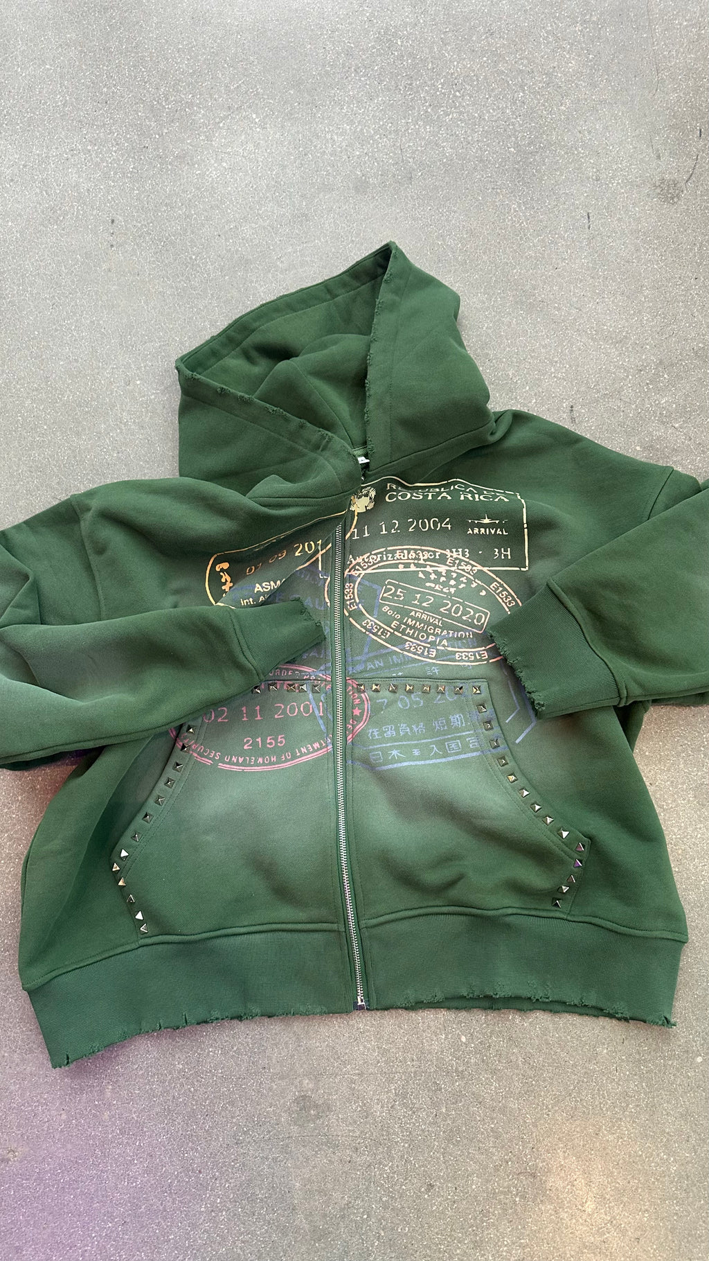 Passport Stamp Jacket