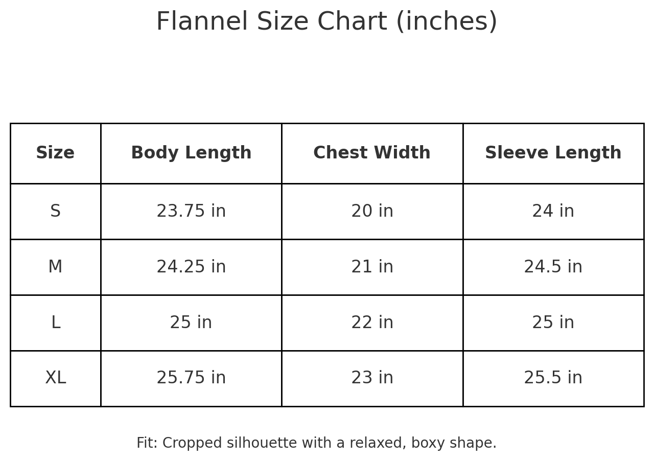 Parallel Cross Flannel